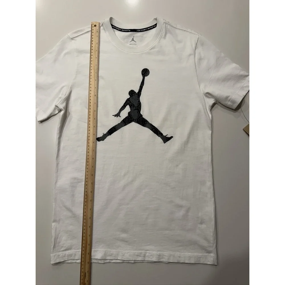 Jordan Sport Dri-FIT Jumpman T-Shirt White Men's Medium HJ2862-102